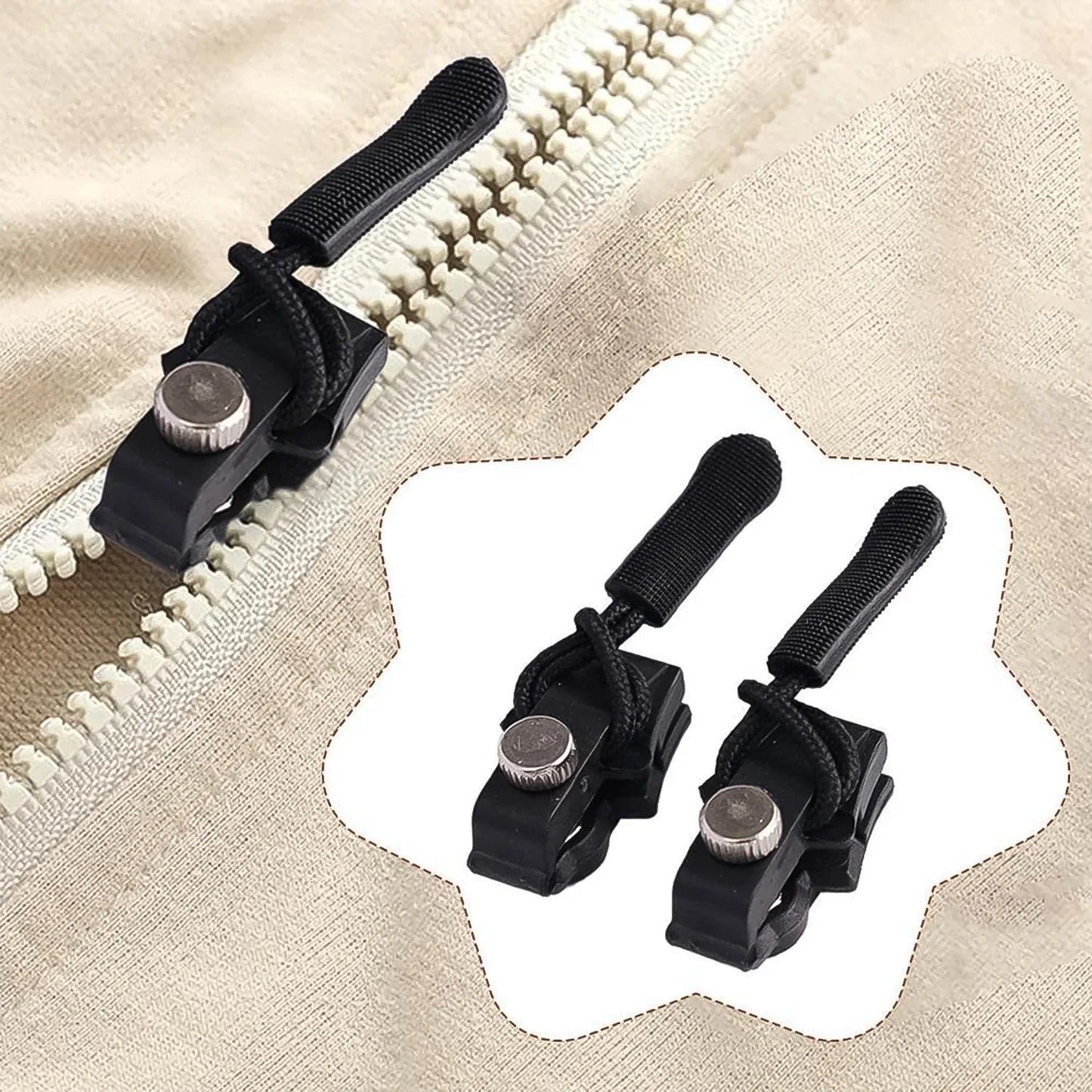 Portable Universal Detachable Zipper Slider (1 Pc Big) - Zidbik
