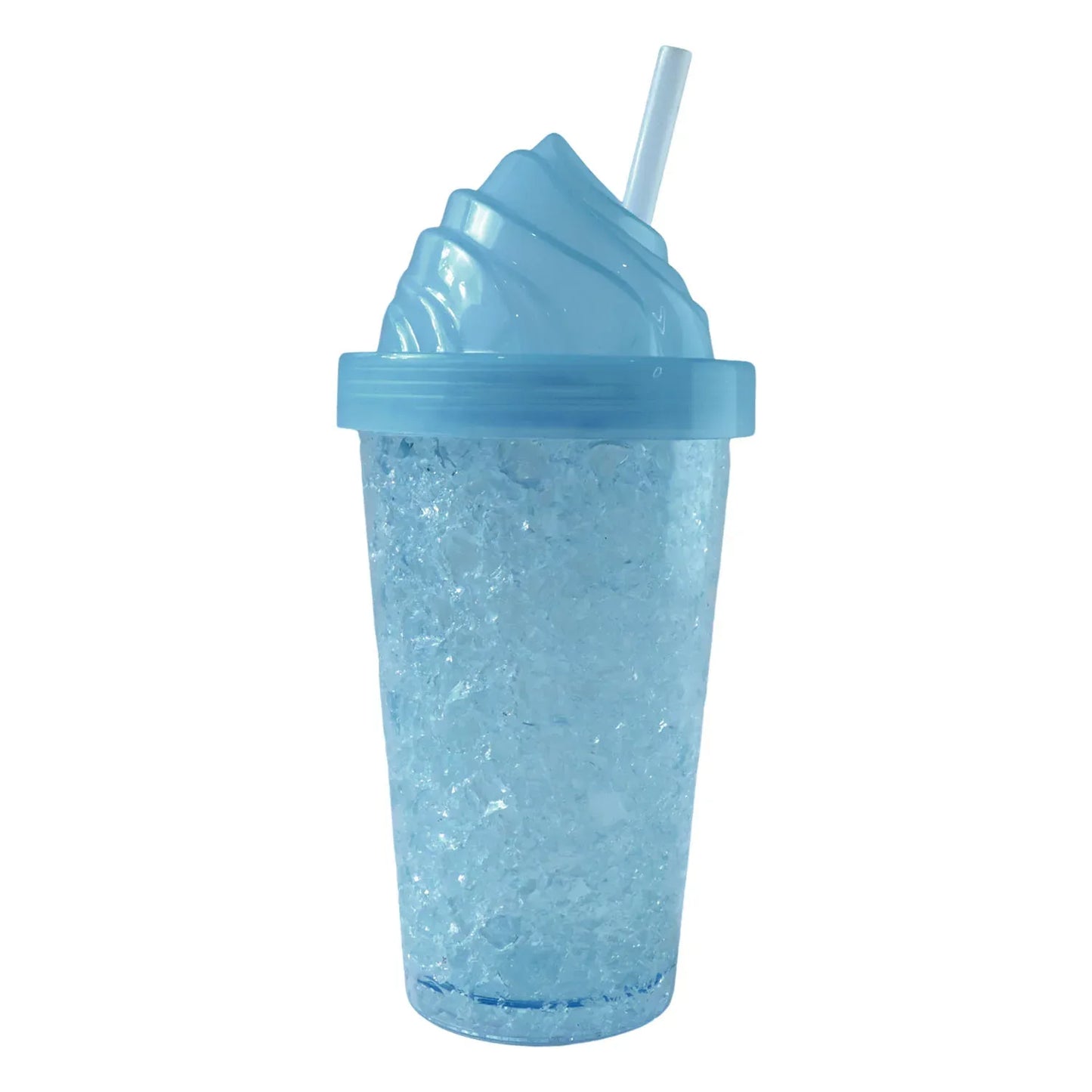 Cute Ice Cream Swirl Design Tumbler Sipper Bottle (500 Ml 1 Pc) - Zidbik