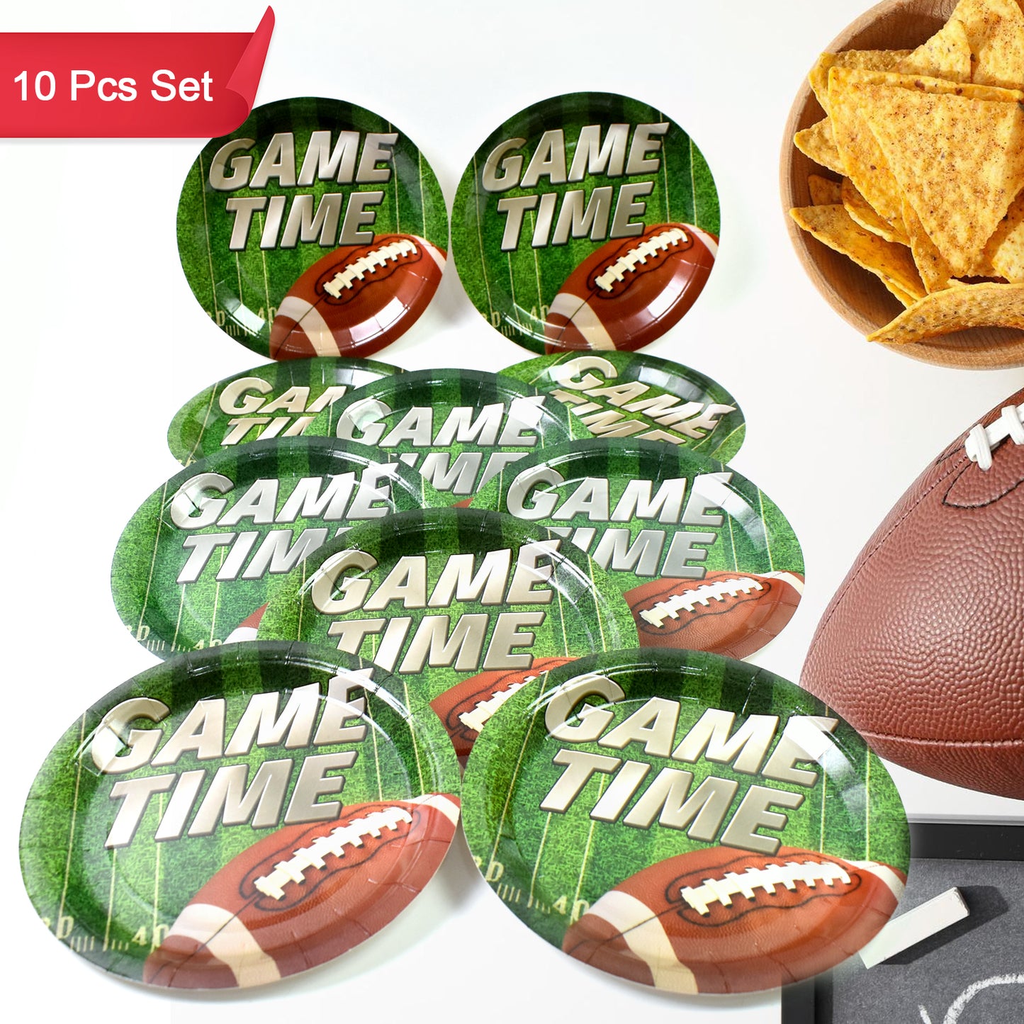 Round Plates Disposable Paper Plates  Happy Birthday Gift (10 Pcs Set  Mix Design) - Zidbik