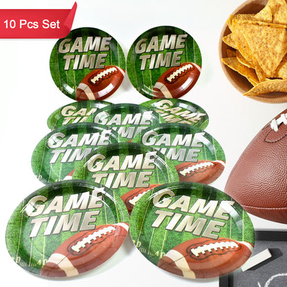 Round Plates Disposable Paper Plates  Happy Birthday Gift (10 Pcs Set  Mix Design) - Zidbik