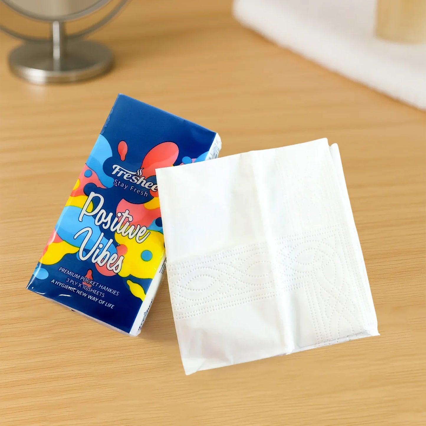Premium 6-in-1 Soft Pocket Tissue Pack (60 Sheet) - Zidbik