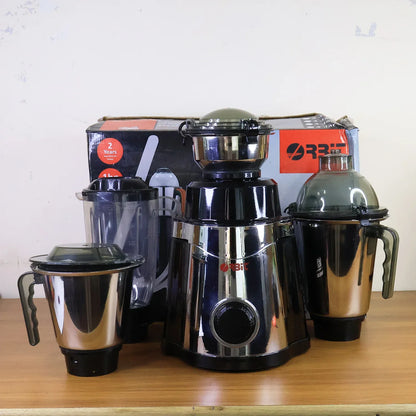 Orbit Heavy Duty 1 Hp (746) Watts Mixer Grinder With 4 Multipurpose Jars - Zidbik