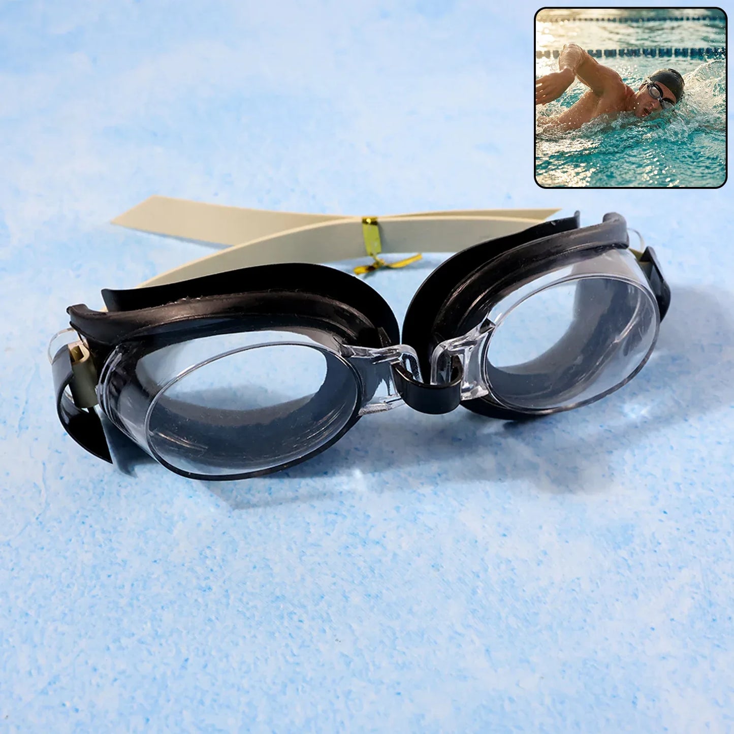 Uv Protection Swimming Goggles (1 Pc) - Zidbik