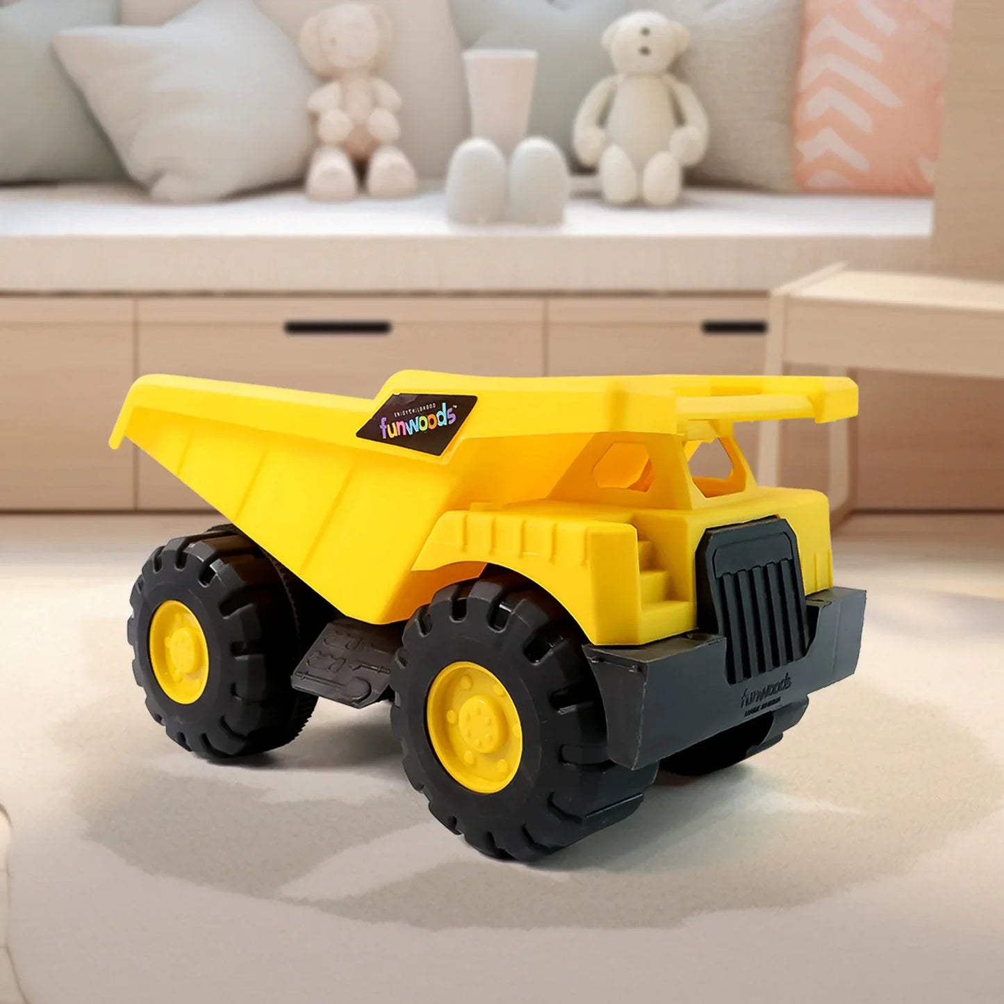 Funwoods Friction-powered Dump Truck Toy - (1 Pc) - Zidbik