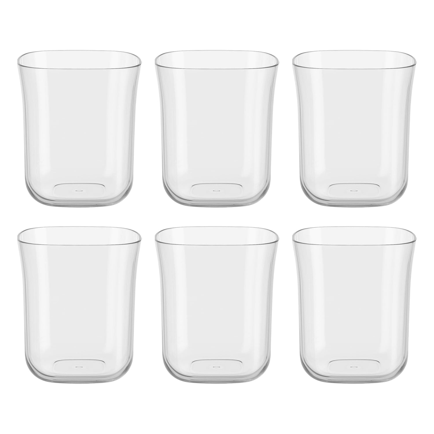 Supermom Plastic Mojito Glass 300ml Set Of 6 Pc - Zidbik