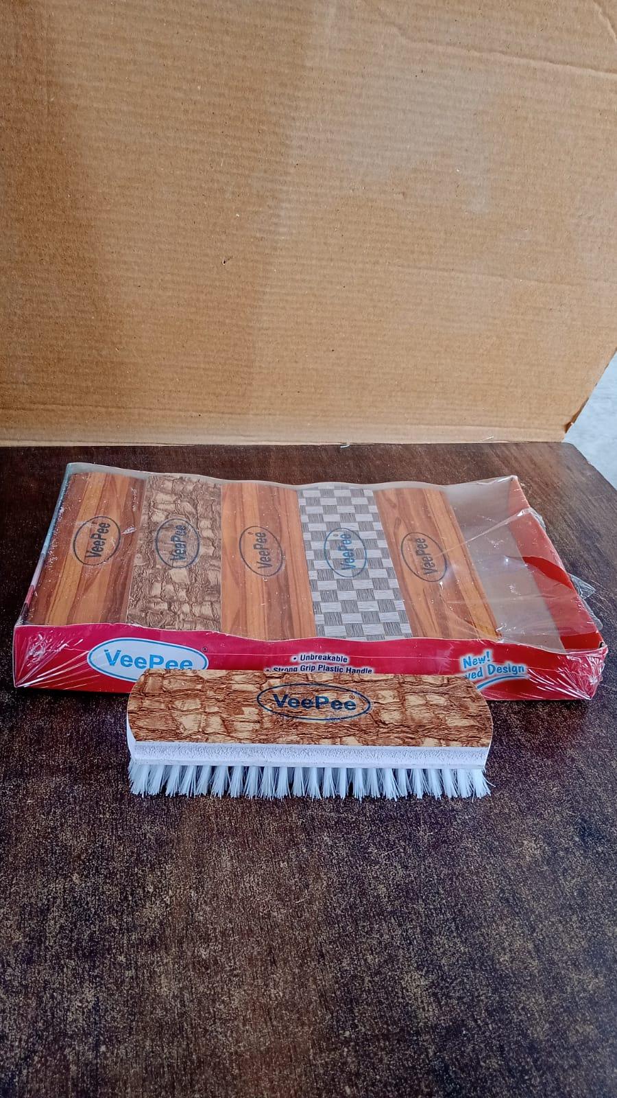 Veepee 6-piece Washing And Cleaning Scrub Brush Set (Multi-color Bristles) - Zidbik