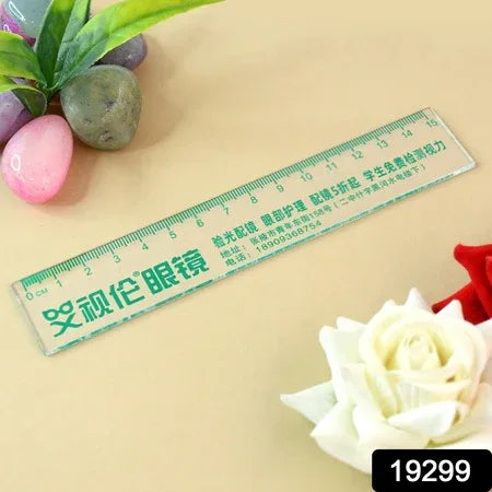 Premium Transparent Plastic Scale 15cm (1 Pc) - Zidbik