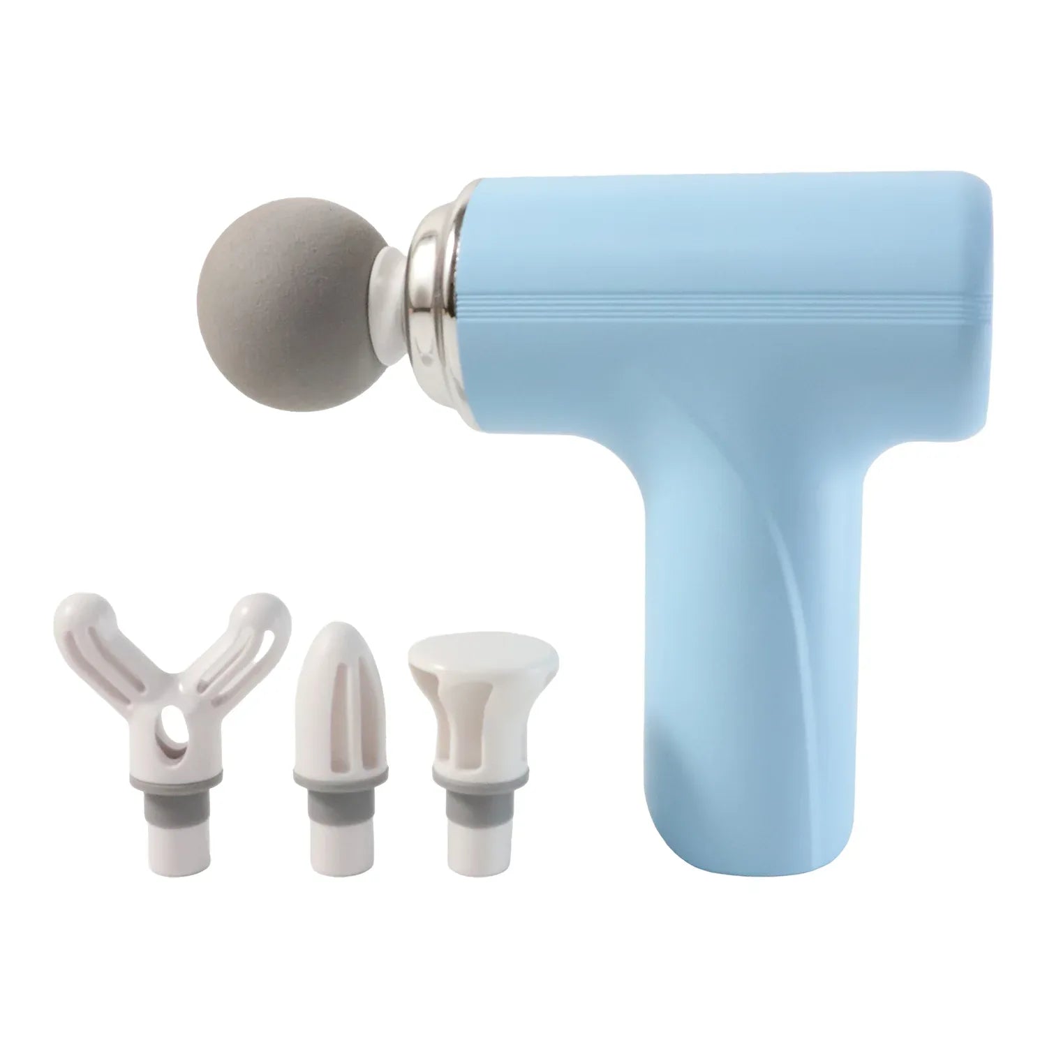 Electric Vibrating Massage Gun With Multiple Interchangeable Heads - Zidbik