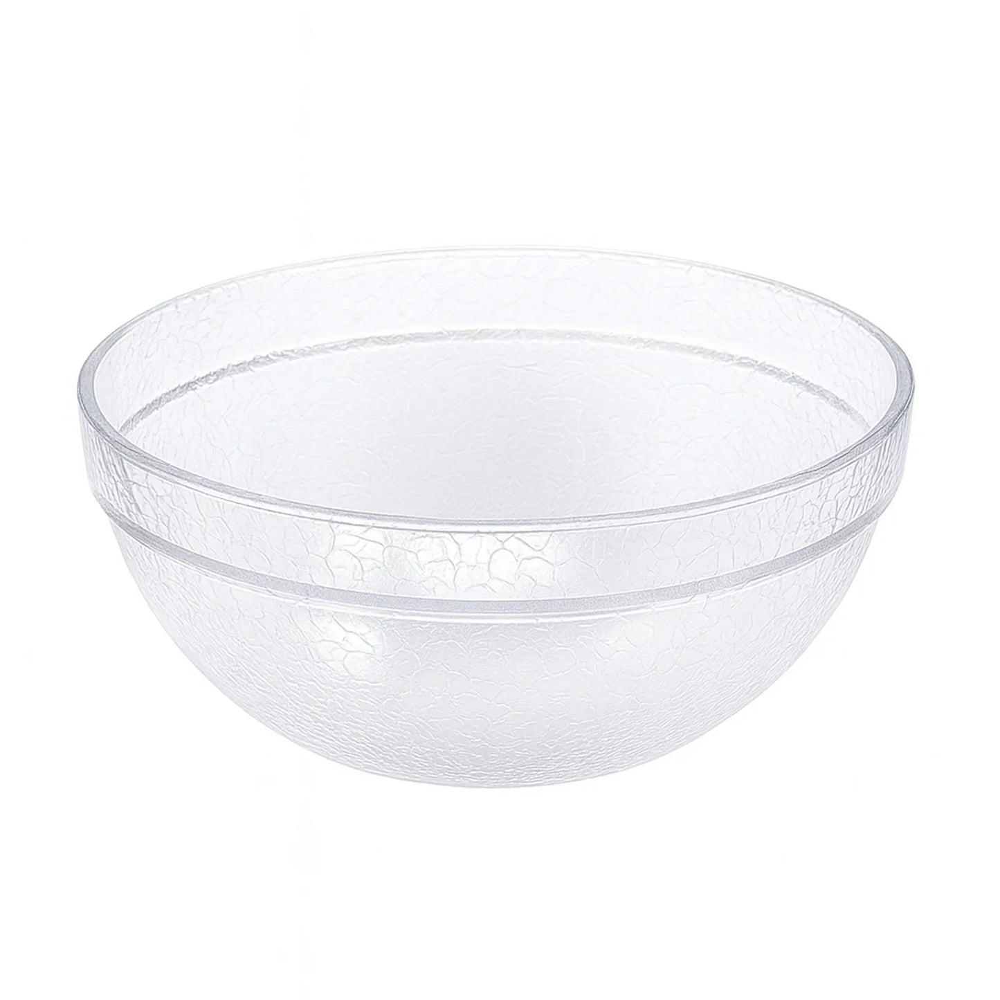 Transparent Idli Mixing Serving Bowl Textured Plastic Kitchen Bowl (1 Pc) - Zidbik
