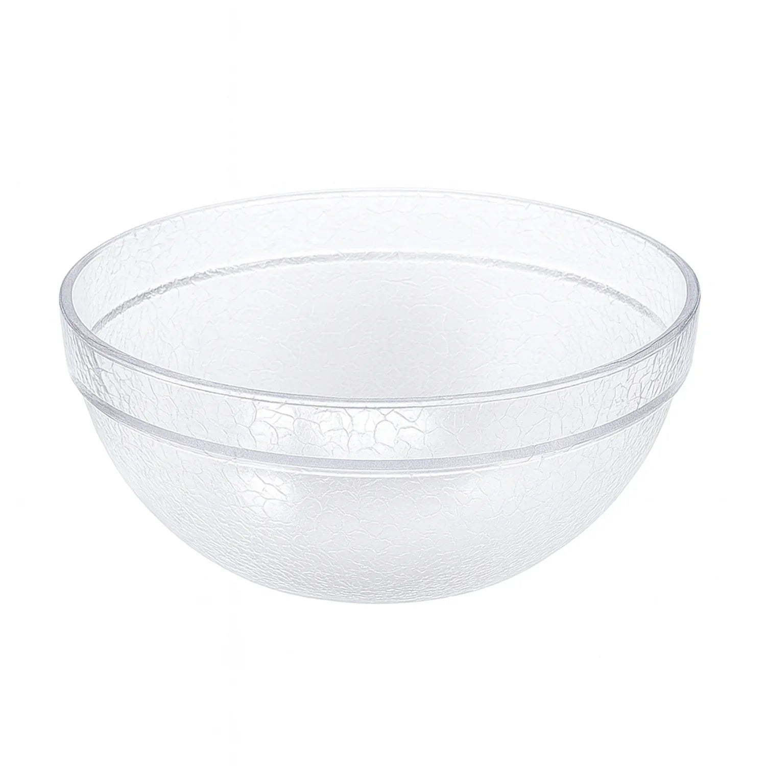 Transparent Idli Mixing Serving Bowl Textured Plastic Kitchen Bowl (1 Pc) - Zidbik