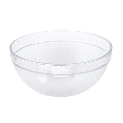 Transparent Idli Mixing Serving Bowl Textured Plastic Kitchen Bowl (1 Pc) - Zidbik