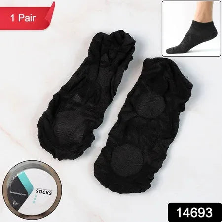 No-show Liner Socks With Anti-slip Heel Grip (1 Pair) - Zidbik