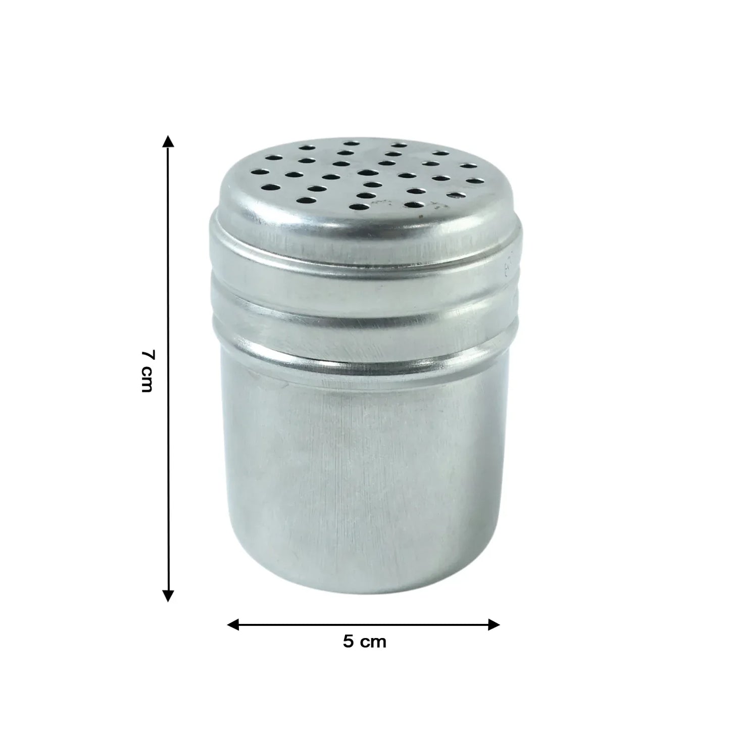 Multipurpose Stainless-steel Spice Shaker Container (1 Pc) - Zidbik