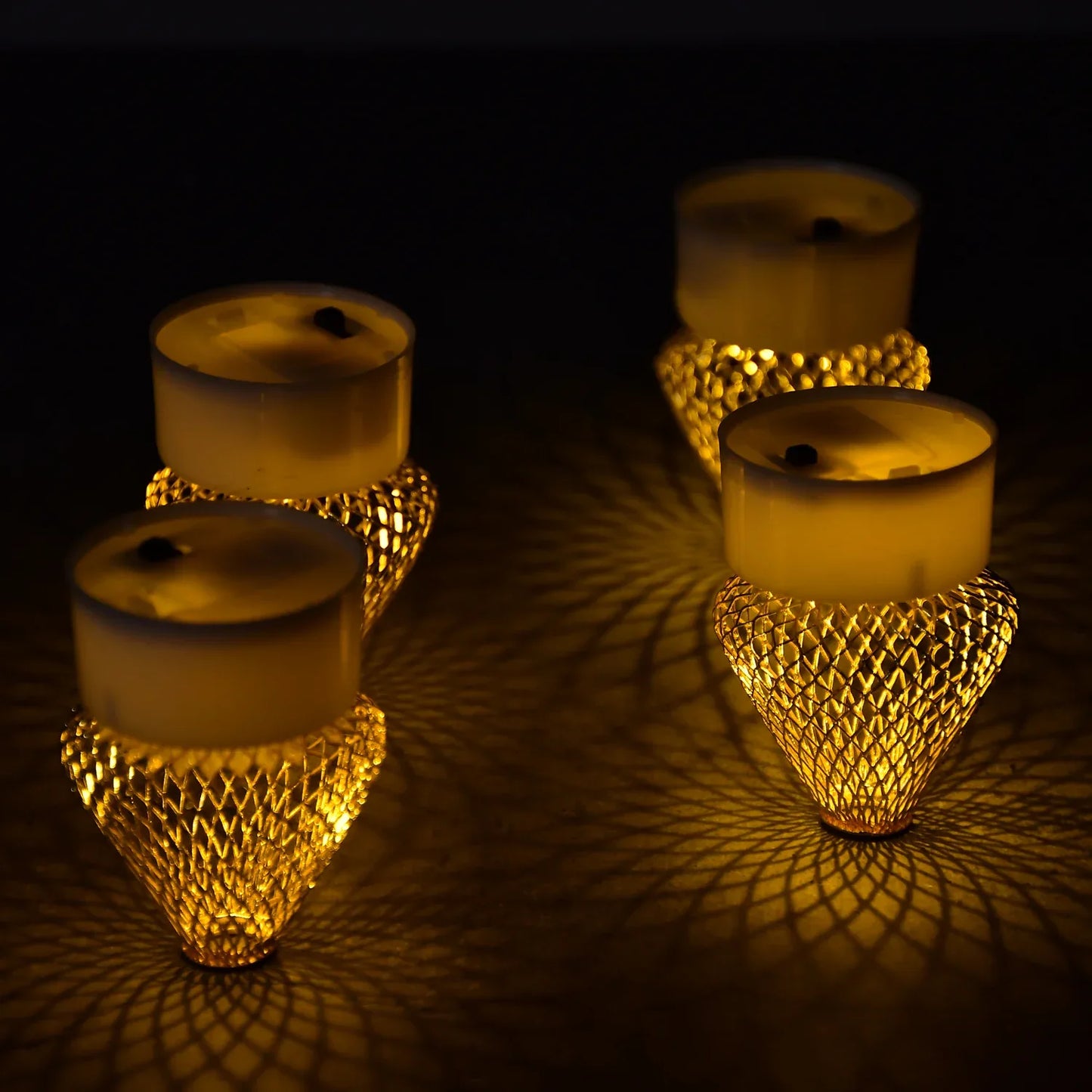 6551 12pcs Flameless And Smokeless Decorative Candles Acrylic Led Tea Light Candle For Gifting House Light For Balcony Room Birthday Christmas Festival Events Decor Candles (12 Pieces) - Zidbik