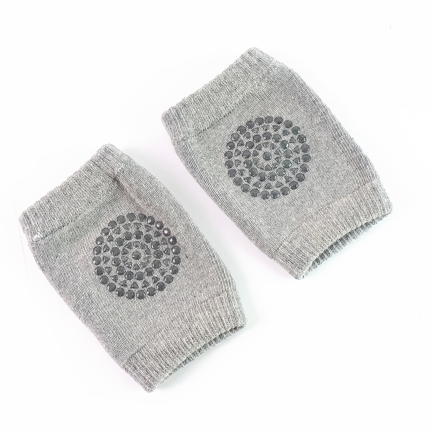 Light Grey Toddler Wool Knit Leg Warmer (Knee Guard) - Zidbik