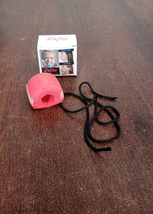 Pink Jawline Exerciser Tool For Men  Women - Zidbik