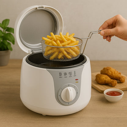 Orbit Adjustable Electric Deep Fryer - 1200w - Zidbik