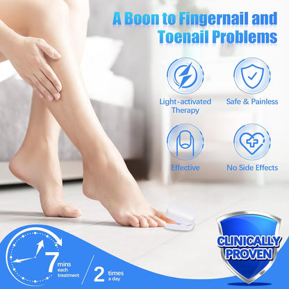 12915 Rechargeable Nail Fungus Treatment For Toenail Toe Nail Fungal Treatment Nail Fungus Laser Device Anti-fungal Nail Treatment For Hand  Feet Infections Remover For Home Use - Zidbik