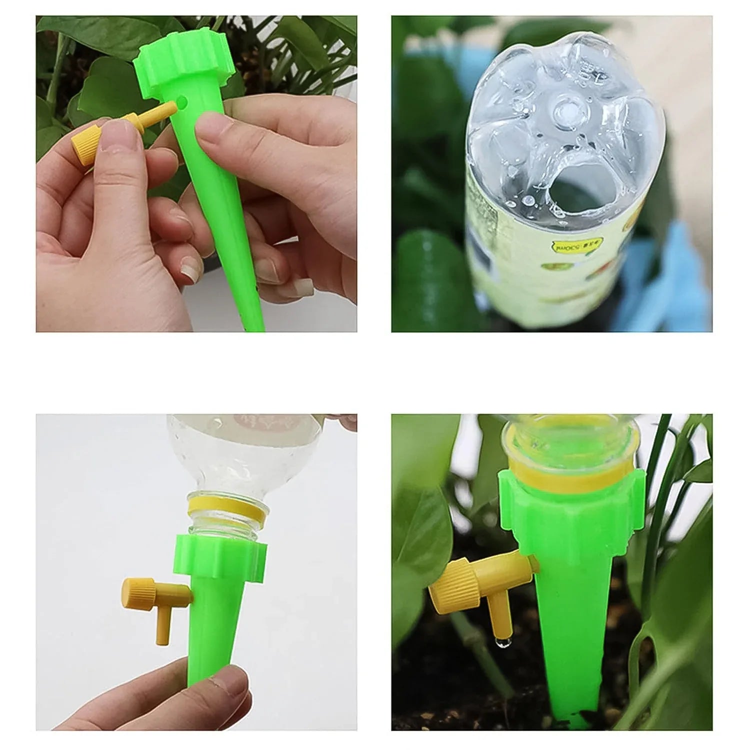 Green Plant Watering Spikes Self Watering Spikes (1 Pc) - Zidbik