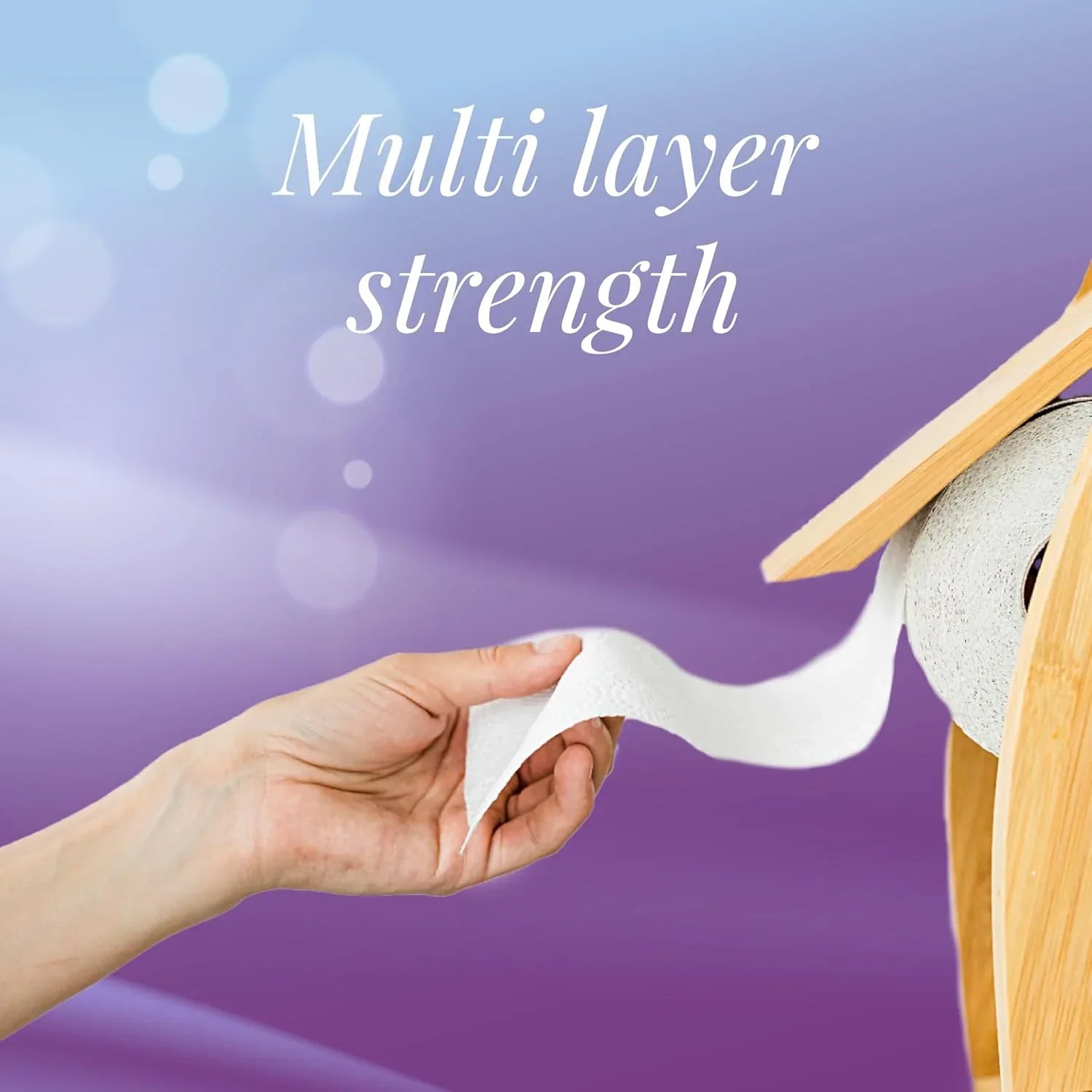 Toilet Tissue Rolls Soft Embossed Bathroom Tissue 220 Sheets 10 Rolls - Zidbik