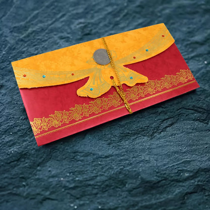 Wedding Gift Card Cover (1 Pc Multicolour) - Zidbik