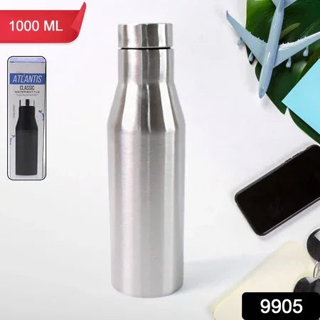 Stainless Steel Double Wall Vacuum-insulated Drink Water Bottle (1000 Ml Approx) - Zidbik