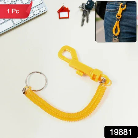 Coiled Retractable Keychain - (1 Pc) - Zidbik