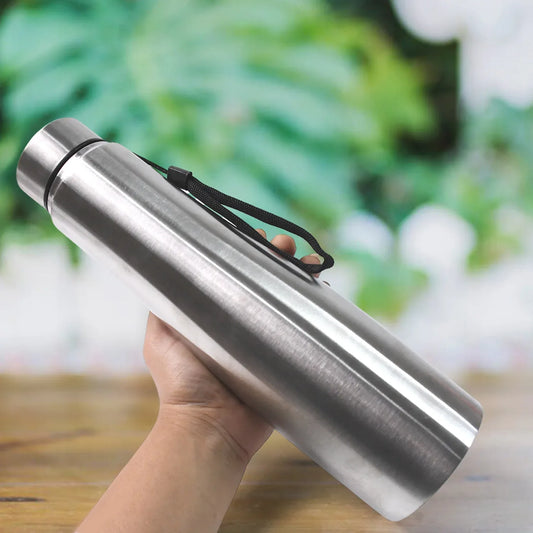 Stainless Steel Double Wall Vacuum-insulated Drink Water Bottle (1000 Ml) - Zidbik