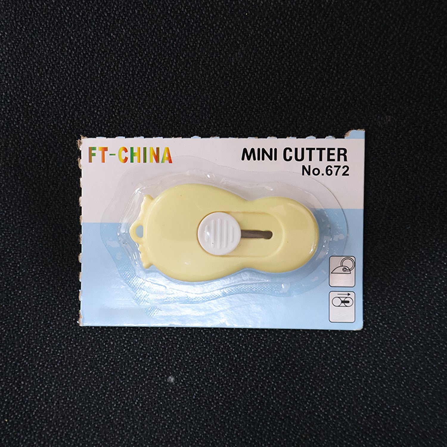 Compact Mini Safety Cutter With Retractable Blade - (1 Pc) - Zidbik