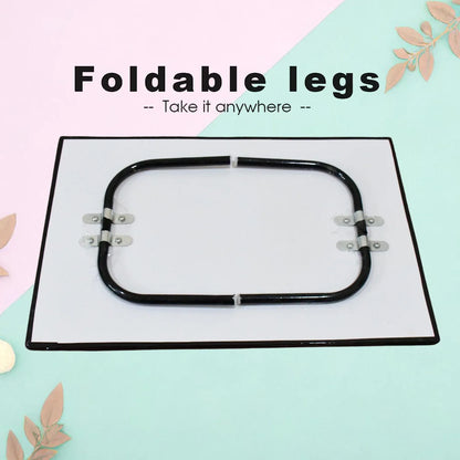 Foldable Multipurpose Mix Design Games Table Board Bed Study Table (48 28 Cm 1 Pc) - Zidbik