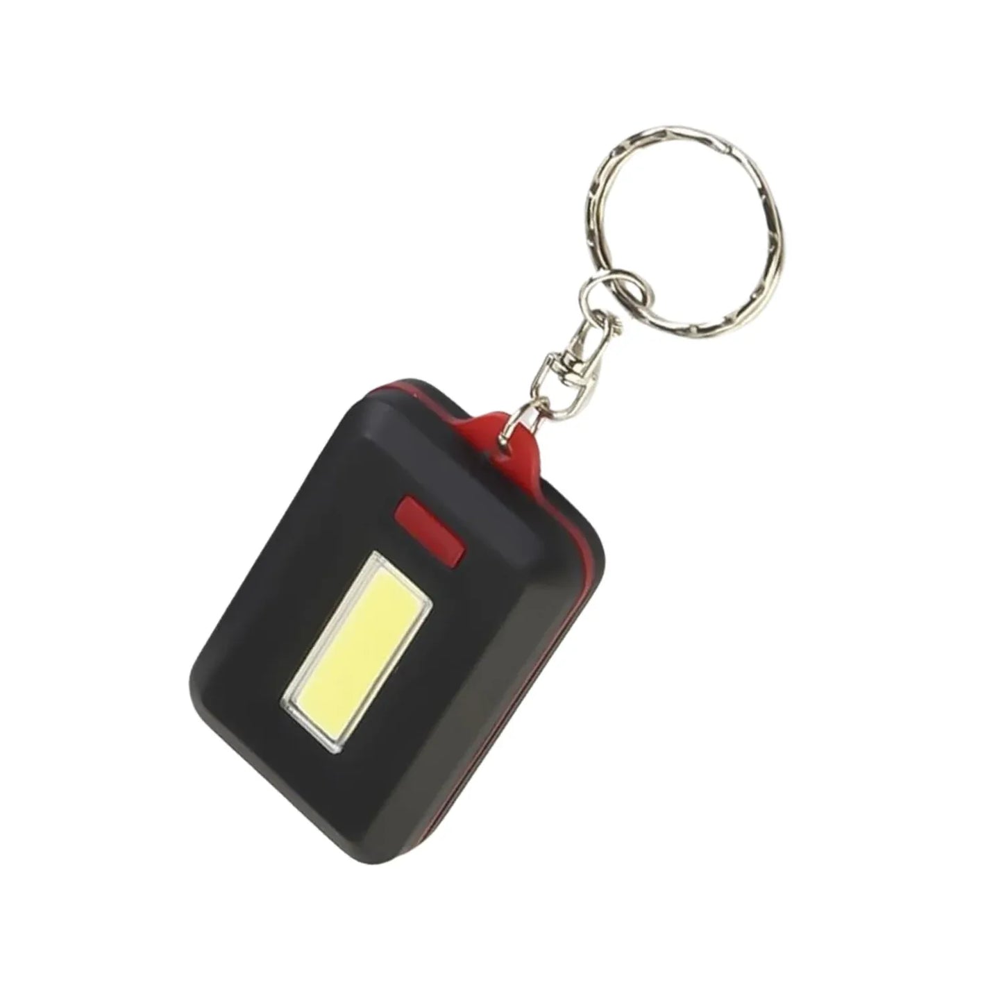 Led Keychain Cob Light With Hook Loop Sticker. 3 Light Modes (1 Pc Battery Not Included) - Zidbik