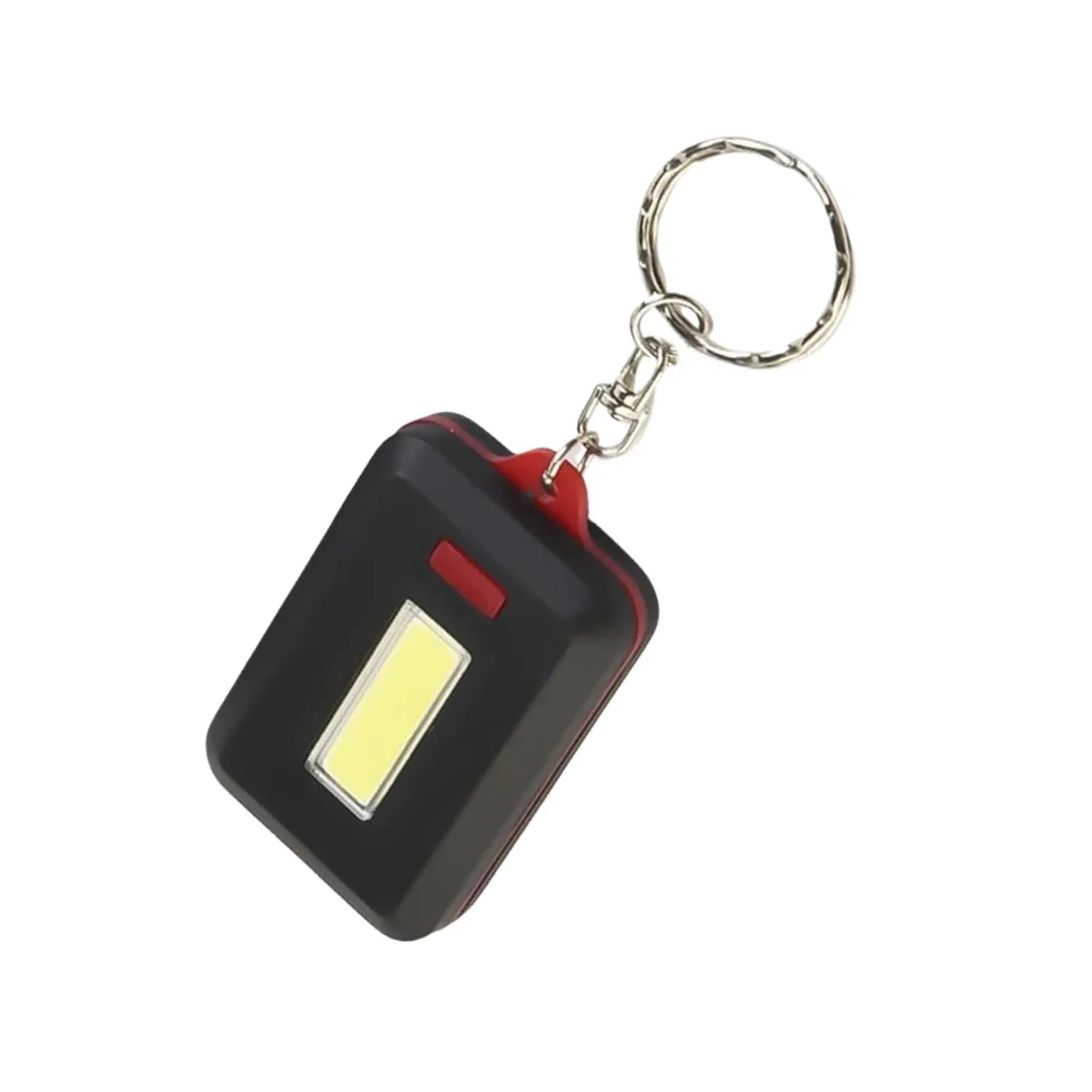 Led Keychain Cob Light With Hook Loop Sticker. 3 Light Modes (1 Pc Battery Not Included) - Zidbik