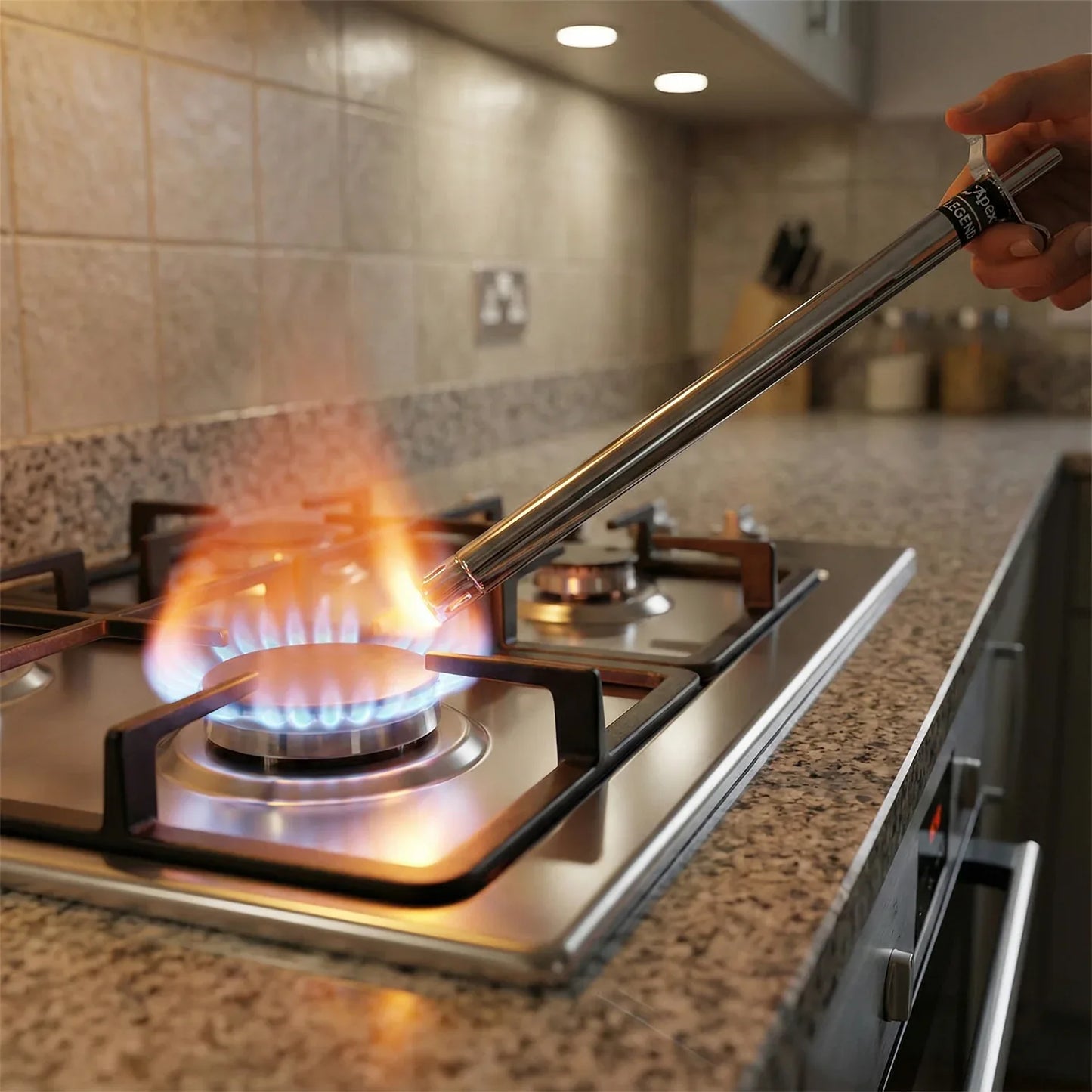 Long Stainless-steel Gas Stove Lighter (1 Feet) - Zidbik
