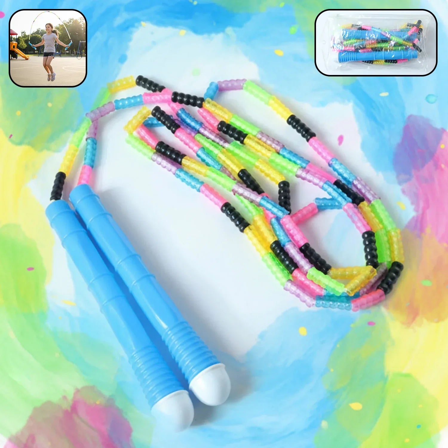 Skipping Rope For Fitness Workout (1 Set) - Zidbik