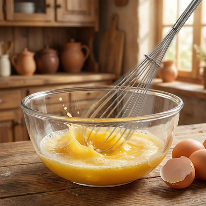 Manual Stainless-steel Egg Beater Whisk (1 Pc) - Zidbik
