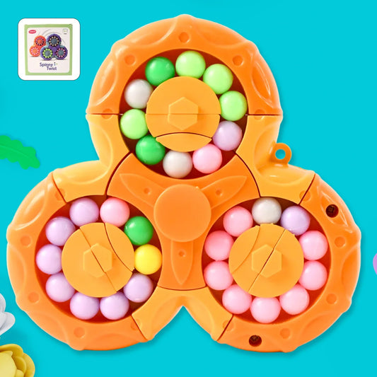 Aditi 3-in-1 Interactive Spinny Twist Puzzle Ball Toy - Zidbik