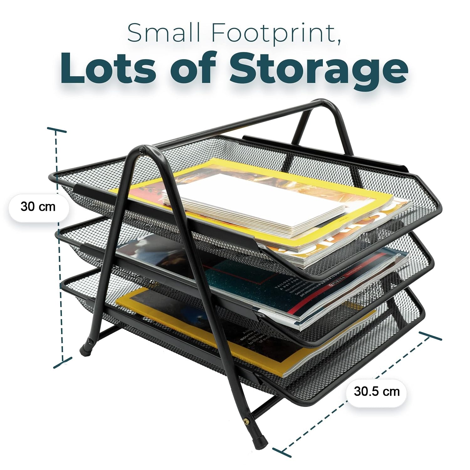 Heavy Duty Metal 3-tier Multi Rack Stand  Durable Organizer Rack