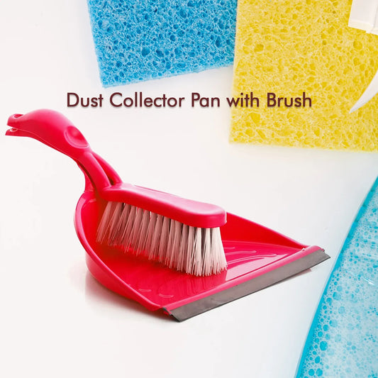 2314 Dustpan Set With Brush Dust Collector Pan With Long Handle Supadi Multipurpose Dust Collector Cleaning Utensil Flat Scoop Handheld Sweeping Up And Carrying Container - Zidbik