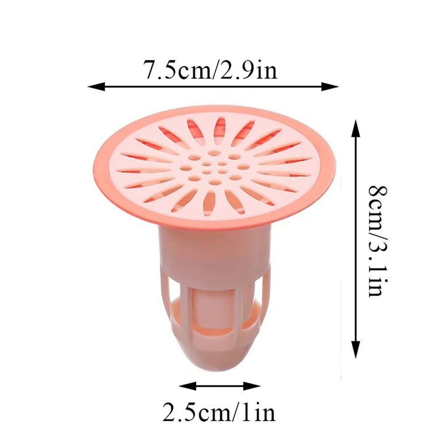 7968 Deodorant Floor Drain Core Silicone Drain Stopper Insectproof Anti-odor Hair Trap Plug Trap For Kitchen Bathroom Toilet - Zidbik