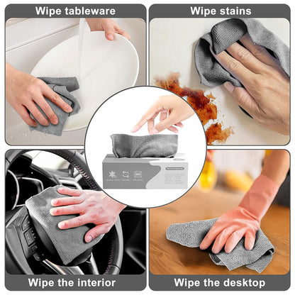 Thickened Magic Wipe Home Kitchen Car Multi-functional Cleaning Rag (20 Pc) - Zidbik