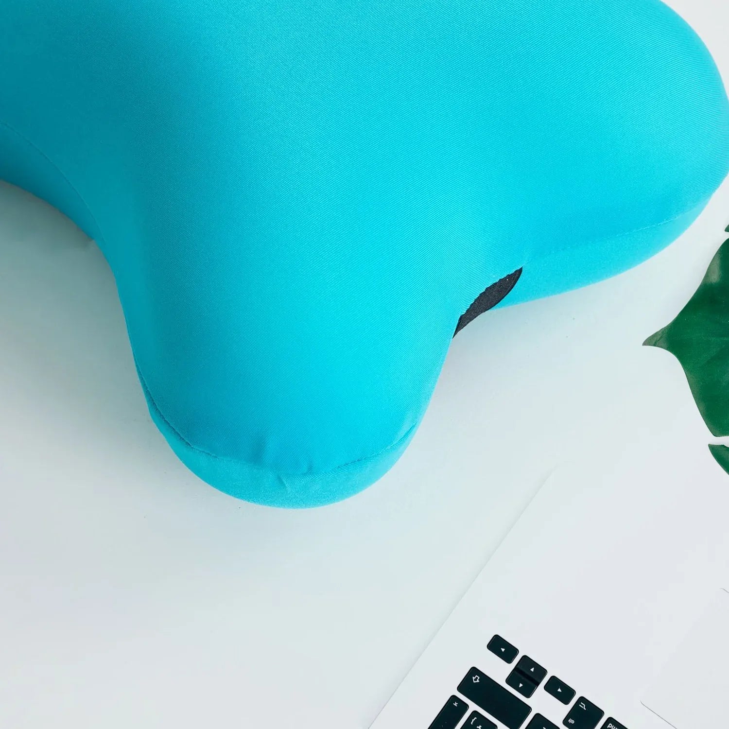1551 Microbead Roll Neck Pillow Mini Microbeads Bone Type Travel Pillow Soft Cushion Back Head Neck Support - Zidbik