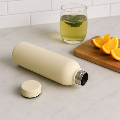 Stainless Steel Double Wall Vacuum-insulated Drink Water Bottle (Mix Color  500 Ml Approx) - Zidbik