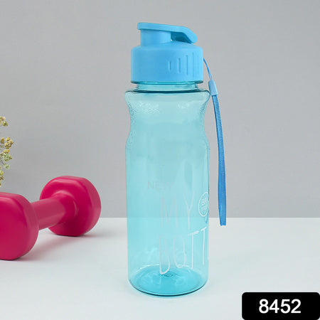 Bpa-free Plastic Sports Water Bottle (Approx. 400 Ml  1 Pc) - Zidbik