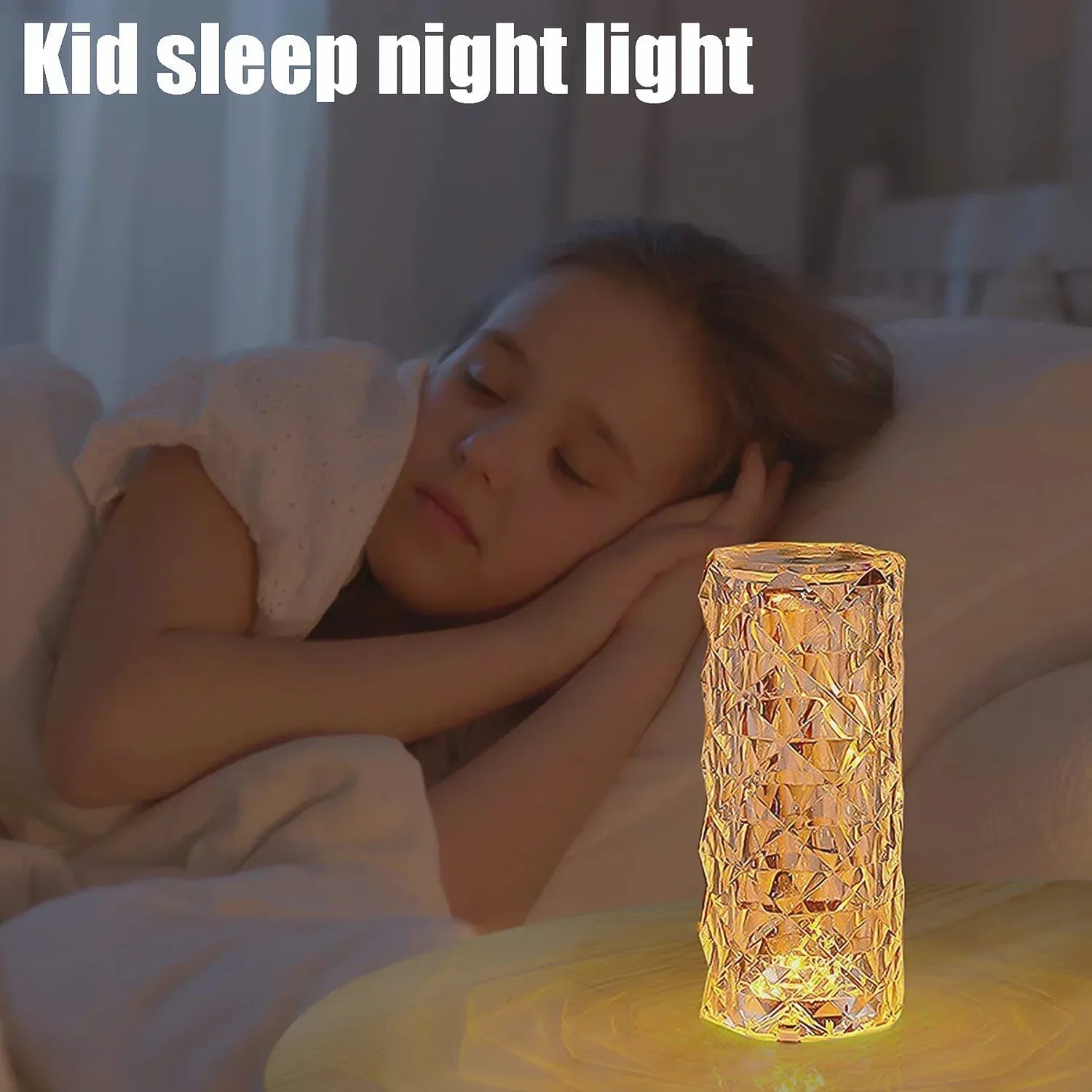 6240 Diamond Table Lamp Candles For Home Decoration Crystal Candle Lights - Zidbik