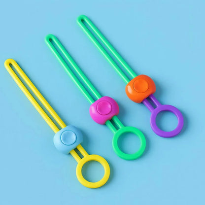 Reusable Silicone Food Bag Sealing Clips With Lock For Kitchen Storage ( 3 Pc) - Zidbik