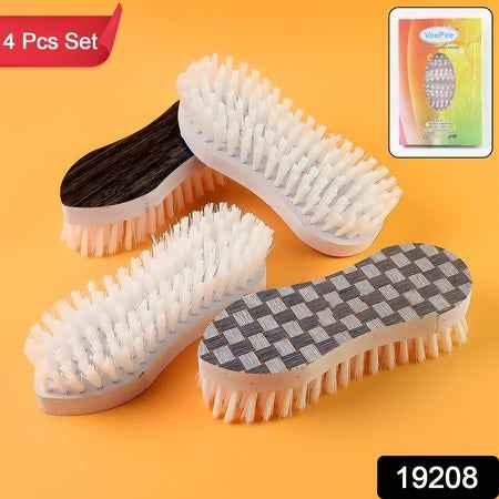 Veepee Ergonomic Curved Laundry Brush Set (4 Pc) - Zidbik