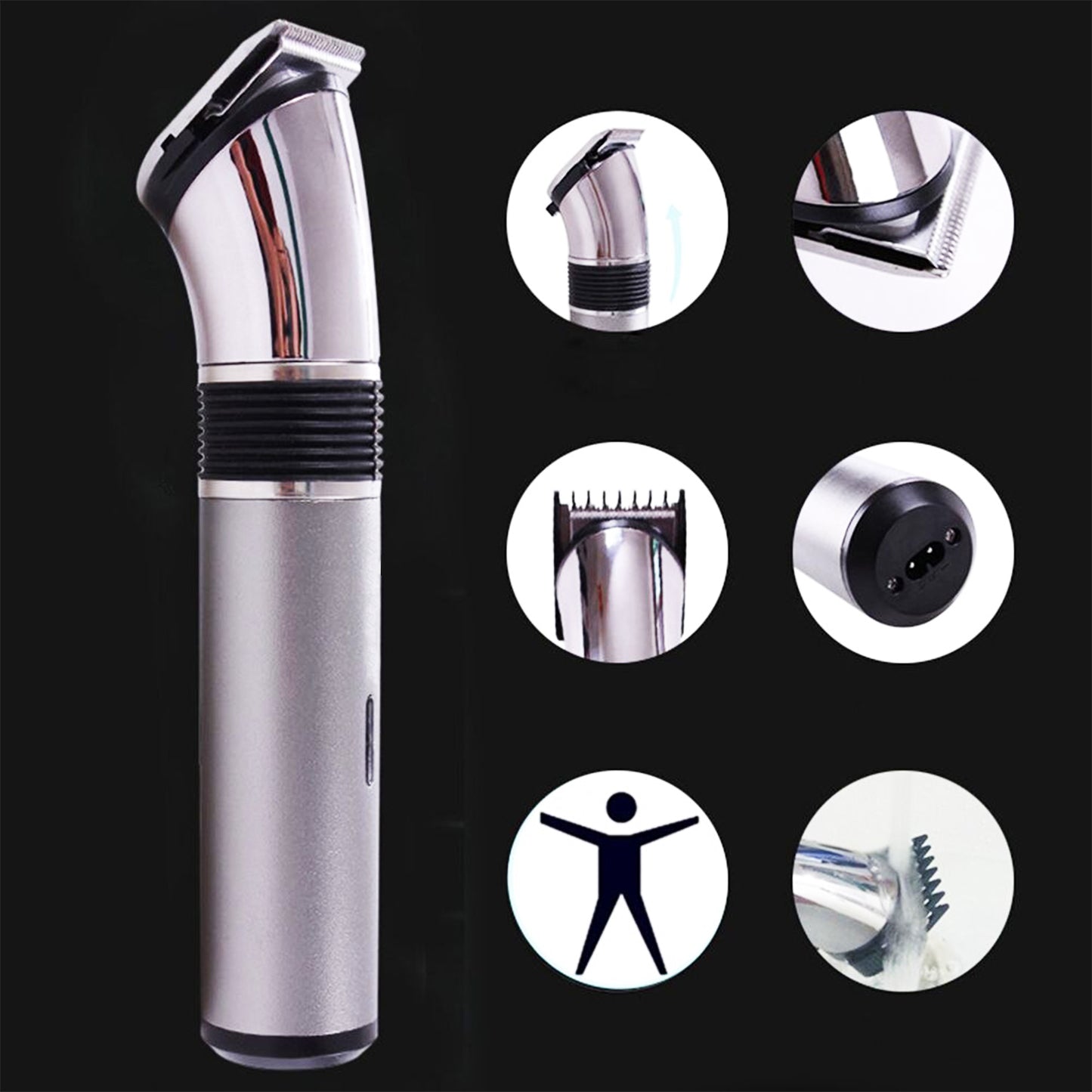 Orbit Rechargeable Hair Trimmer For Men (1 Pc) - Zidbik