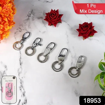 Heavy Duty Key Holder Keychain Key Chain (1 Pc Mix Design) - Zidbik