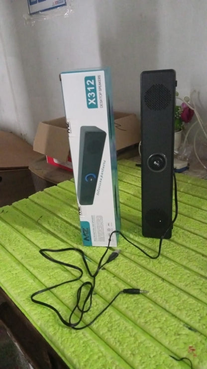 Desktop Computer Speaker Wired Plug And Play Usb Powered Speaker (1 Pc) - Zidbik