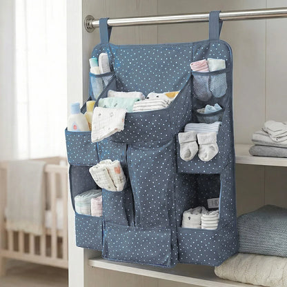 Multi-pocket Hanging Baby Care Organizer (1 Pc) - Zidbik